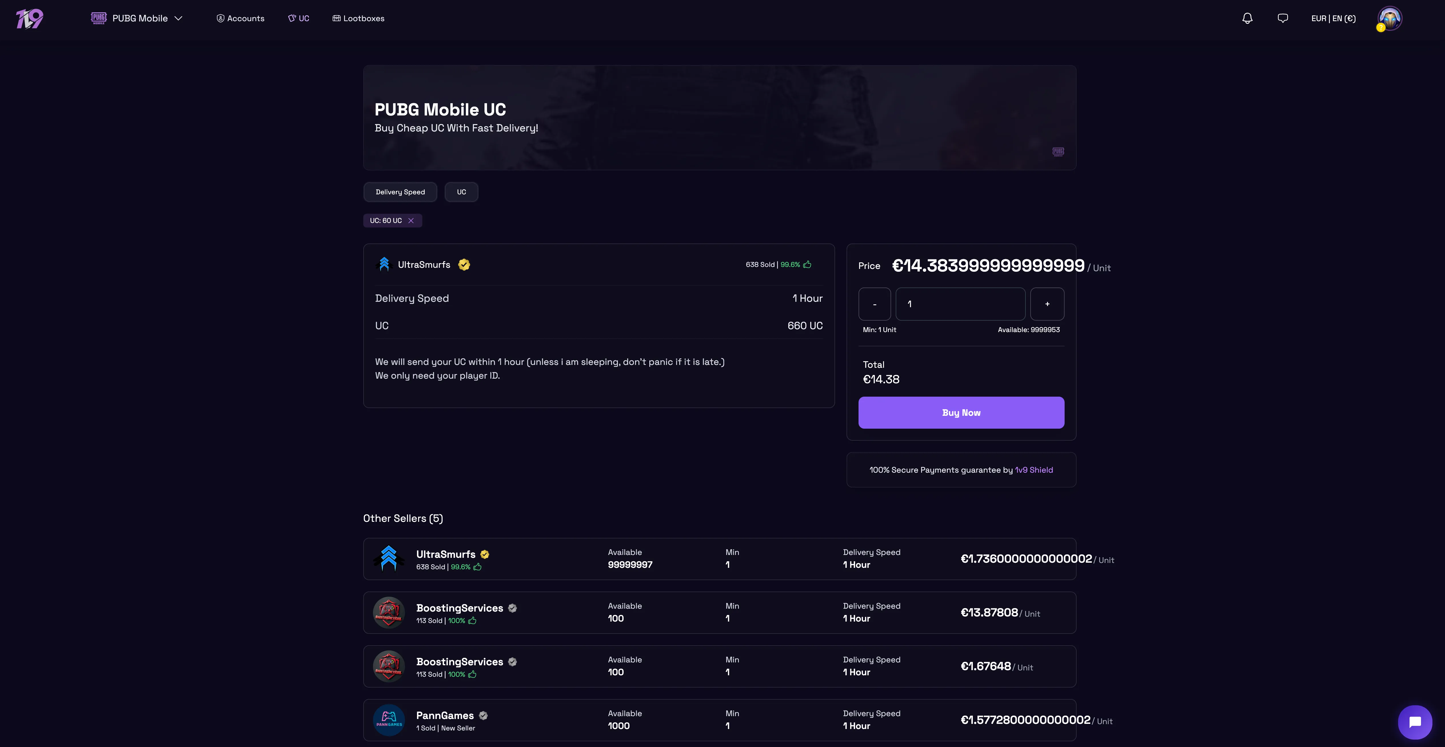best sites to buy pubg mobile accounts